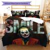 Joker Print Cover  Bedding Quilt Set Quilt Cover Pillowcase Home Decoration Birthday Gift (1 * duvet cover + 2 * pillowcase, without core)