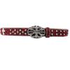 Bohemian Women's Leopard Print Rhinestone Leather Belt - Ethnic Style Versatile Accessory