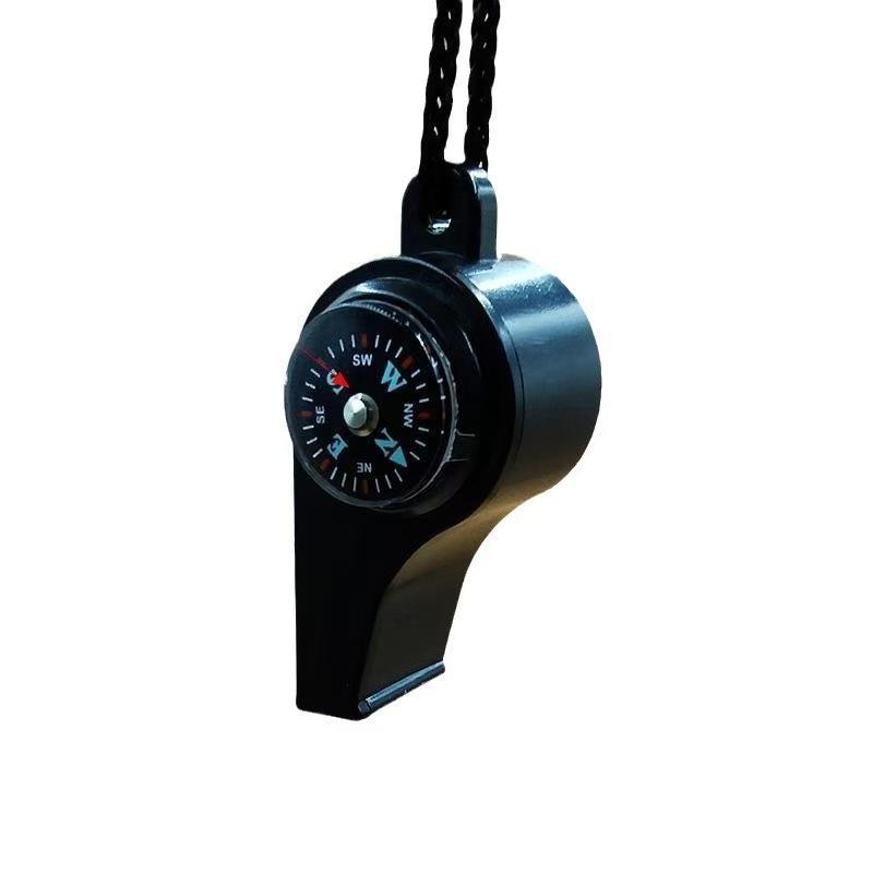Multifunctional Outdoor Whistle with Compass & Thermometer