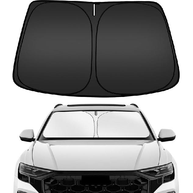 ARISMOTOR Windshield Sun Shade For Hyundai Kona 2024-2025 2026,  Fit Foldable Front Window Sunshade Sun Visor Protector, Block UV Rays Keep Your Car
