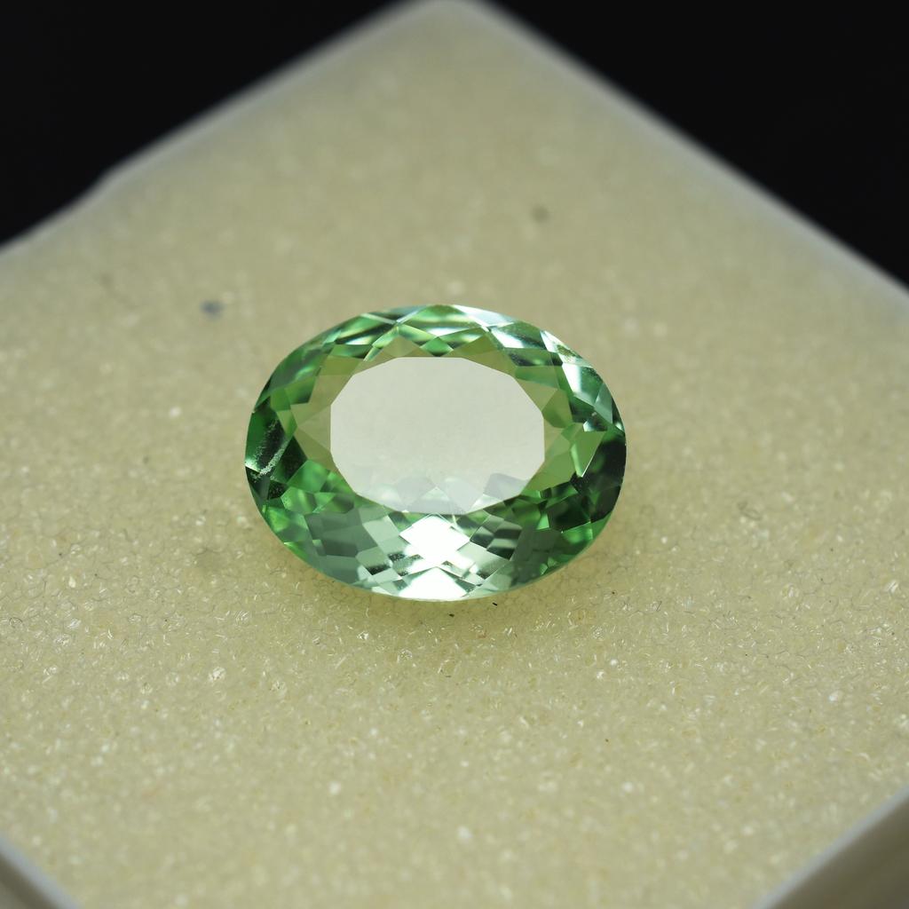 Natural Bluish Green Sapphire Oval 5.65 Ct Beautiful Certified Loose Gemstone