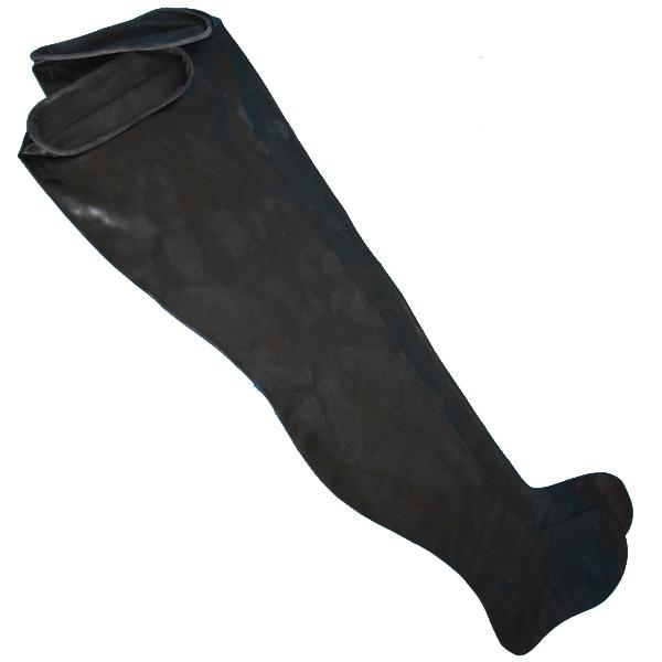 Unisex Black Rubber Latex Thigh High Long Socks  Fetish Stockings