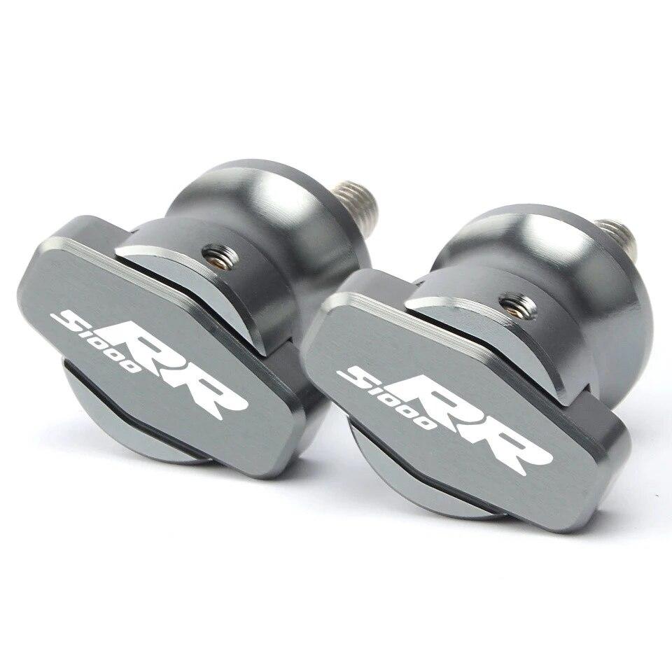 Motorcycle Sliders Spools CNC Swing Arm Stand Screw For BMW S1000R S1000RR HP4 2014 2015 2016 2017 2018   8MM