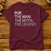 Cool Father Dad Amp Grandpa Shirt Pop The Unisex The Myth Cotton TShirt For Unisex Summer T Shirts Oversize Cheap Tops