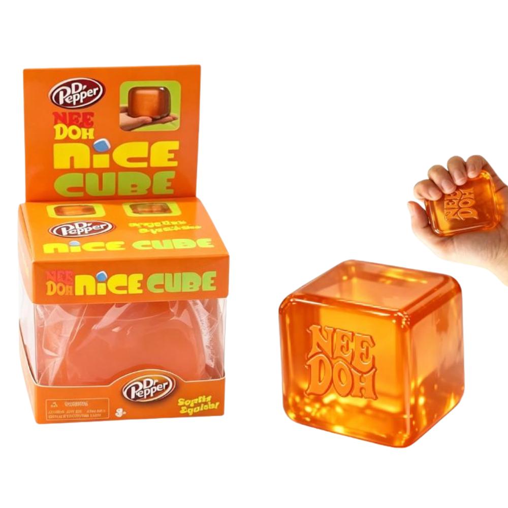 Juguete Apretable NeeDoh Medusa y Cubo de Moda, Gelatina Suave para Apretar Alivio del Estrés Juguete para Mover los Dedos, NeeDoh Sensorial para Niños y Adultos