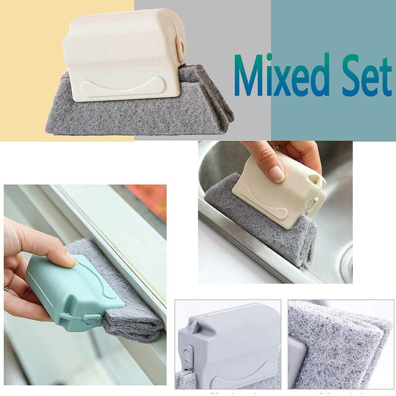 Window Groove Cleaning Brush Set Computer Window Crevice Cleaning Brush Keyboard Nook Dust Shovel Windows Slot Cleaner Tools