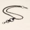 Y2KRetro Layered Pendant Pant Chain Women Man Keychains for Egirl eBoy Harajuku Metal Punk Rock Hip Hop Waist Chain Wallet Chain