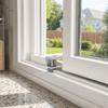 Aluminum Window Safety Lock Silver Sliding Window Stopper Adjustable Sliding Window Lock  Home