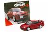 Tarmac Works Mitsubishi Lancer GSR Evolution II Red Trading Card Included Tarmac Works Lancer Evolution Mini Car 1/64 [Item]