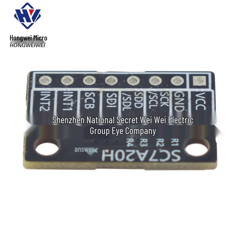 SC7A20H High-Precision 3-Axis Tilt Angle Sensor Module with IIC/SPI