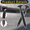 18/36/50Pcs Vinyl Shutter Fasteners Shutter Spikes UV Resistant Simple Installation