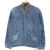 RRL Indigo Denim Quilted Twill Lunch Jacket Jacket M IndigoUsed