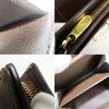 Used LOUIS VUITTON Tri-fold wallet Portefeuille Joy N60034 Damier Ebene Brown Classic