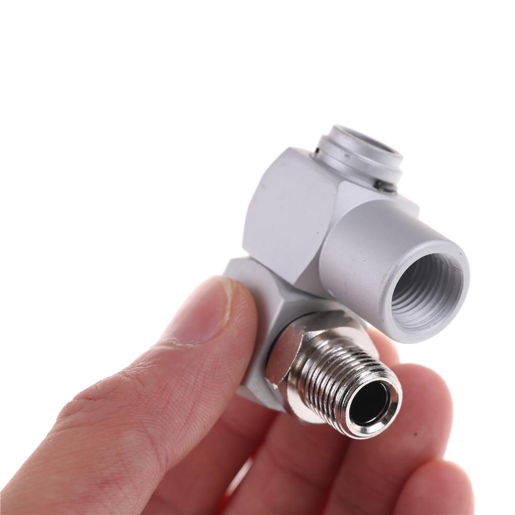 360 otočný konektor vzduchového vedení 1/4″ Bsp Pneumatický šroubový spoj Nastavitelný