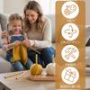 Wooden Yarn Rotating Hanging Yarn Holder for Crocheting and Easy To Portable Yarn Yarn Yarn Yarn Knitting Yarn Knitting Crochet Great Cone Winder