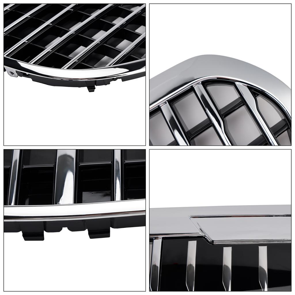 Chrome Front Bumper Grille Grill Fit Mercedes S class W223 S580 S680 2021-2023