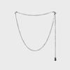SIMPLE PEACE CHAIN BELT_SILVER