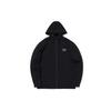 Li Ning Sports Basketball Collection Sweatshirts Men's New Standard Black Hooded Moderate Cardigan AWDQ587-1