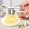 Garlic Masher Crusher Stainless Steel Manual Garlic Mincer Chopping Ginger Multifunctional  Grinder Tool Kitchen Accessories