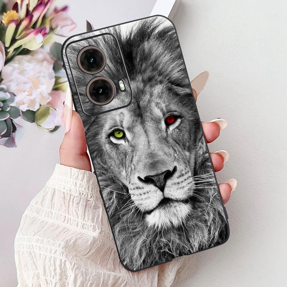 For Motorola Moto G85 5G Case XT2427-3 Luxury Painted Cover Soft TPU Phone Case For Motorola Moto G35 G 55 MotoG55 MotoG85 Shell