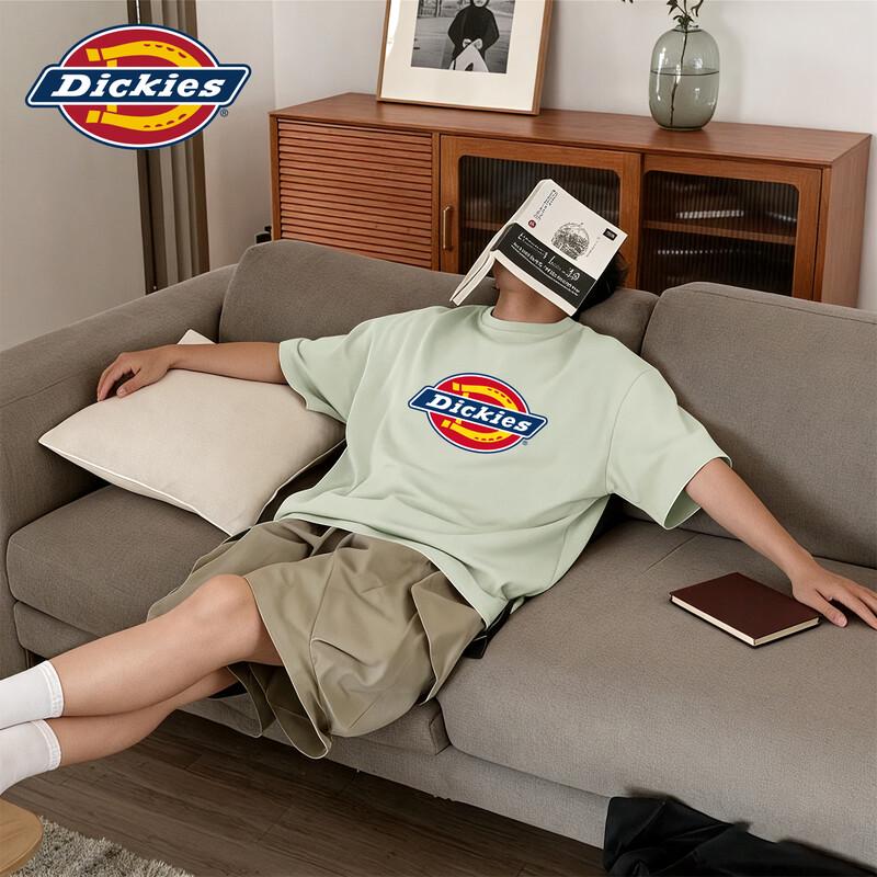 Мужская футболка Dickies 2026 с коротким рукавом из плотного хлопка XL