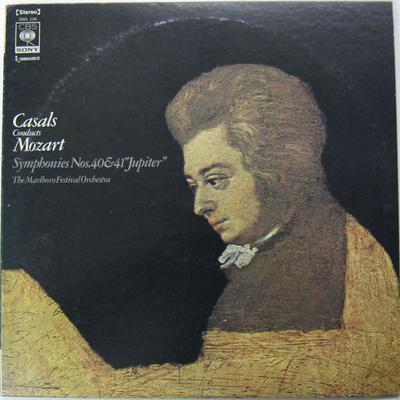 LP-Aufnahme PABLO CASALS, MARLBORO FESTIVAL ORC - Mozart: Symphonien Nr.. 40, Nr.. 41 SOCL126 CBS SONY 1974 Japan Klassik Gebraucht