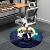 1pc Batman Moonlight Office Round Area Rug, Under Office Chairs Bedroom Living Room Home Decor, Room Deco, Available In Various Sizes