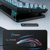 Custom Luminous Wired Mechanical Keyboard & Silent Gaming Mouse Set
