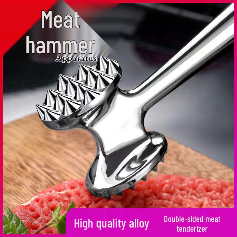 Stainless Steel Double-Sided Meat Tenderizer Hammer