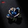 Lapel V-Neck Fairy Rose Brooch Sweater Coat