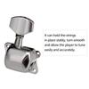 Knob Replacement Machine Heads Tuners Bass Guitar Tuning Pegs 3R3L Electric Guitar Accessories