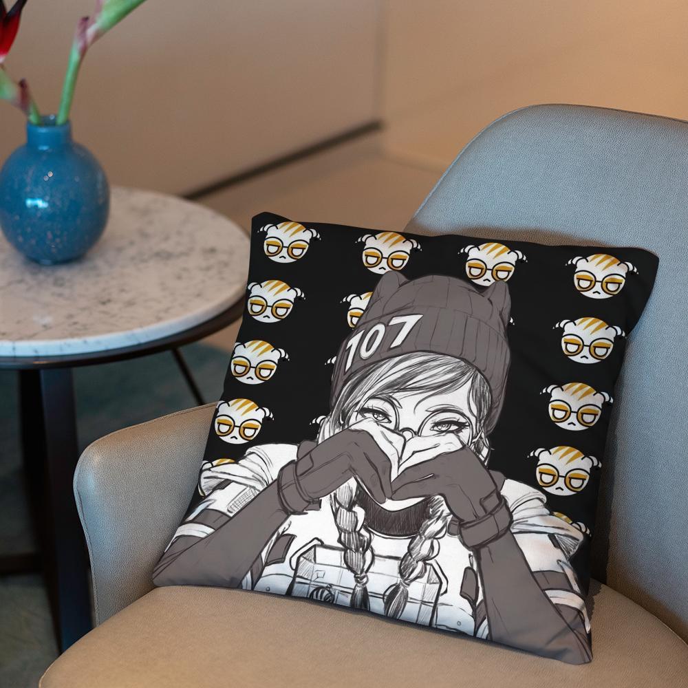 Tom C-Clancys R-Rainbow Six Siege Game Cushion Cover 2-in-1 Reversible Plush Pillow Cover | Car/Sofa/Bed | Perfect Gift
