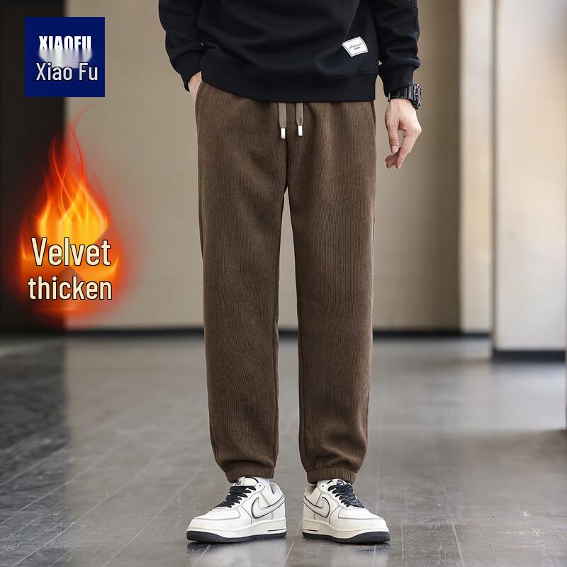 

Men s Fleece-Lined Corduroy Jogger Sweatpants 3XL