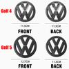 JQTYB1 For VW Volkswagen Jetta MK5 Golf Non-destructive Front Hood Radiateor Badge Rear Trunk Lid Cover Emblem Sticke For VW Volkswagen