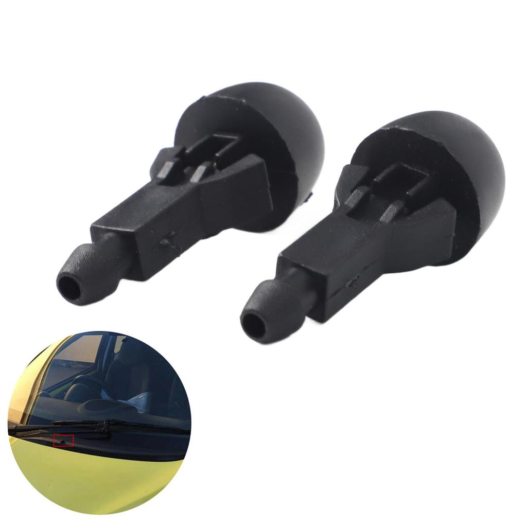 Cleaning Nozzle 2Pcs 6405W3 Front Windscreen Washer Jet