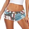 New Summer Women'S Low-Rise Jeans Denim Shorts Sexy Hot Trousers Broken Holes