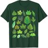 Types of Tree Leaves Biology Nature Educational T-Shirt
