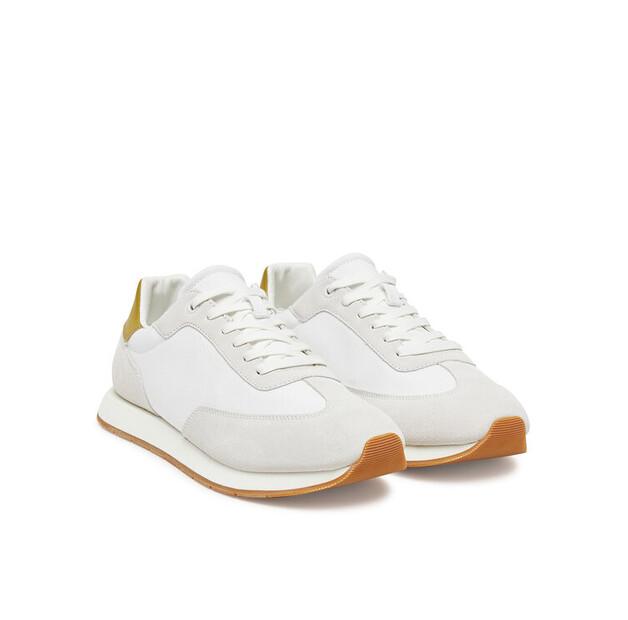 Мужские кроссовки Calvin Klein Low prof runn laceup cv mix hm0hm01723 белые