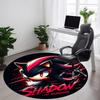 Shadow Hedgehog S-Sonic Office Round Area Rug, Indoor Mat Suitable For Office, Under Office Chairs Bedroom Living Room Home Decor, DT1212070