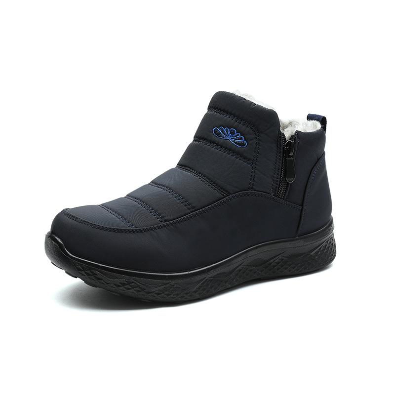 Winter Women's Snow Boots with Plush Lining Warm High-Top Outdoor Sports Hiking Shoes Casual Shoes