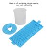 Soft Gentle Silicone Solid Color Pet Dog Paw Cleaner Cup Foot Washer Tool (Blue)