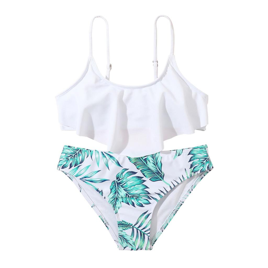 Summer Kids Two-piece Swimsuit Fashion Set For Girls