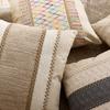 Cotton and Linen Wind Pillow Cover Bohemian Rural Farmhouse Decorative Cushion Living Room Pillow Bedside Back Sofa Pillow