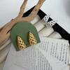2025 Elegant Hollow Woven Teardrop Earrings - High-End Luxury Design