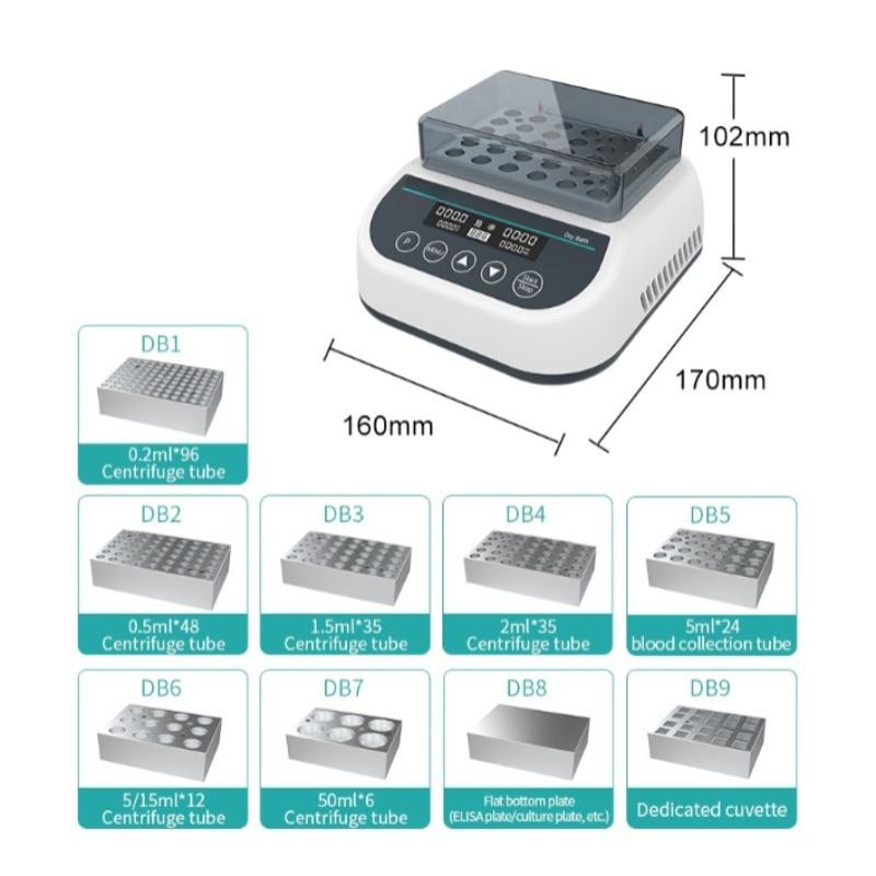 Intelligent Mini Dry Bath Incubator Laboratory Constant Temperature Heater Incubation Shaker With Heating Block