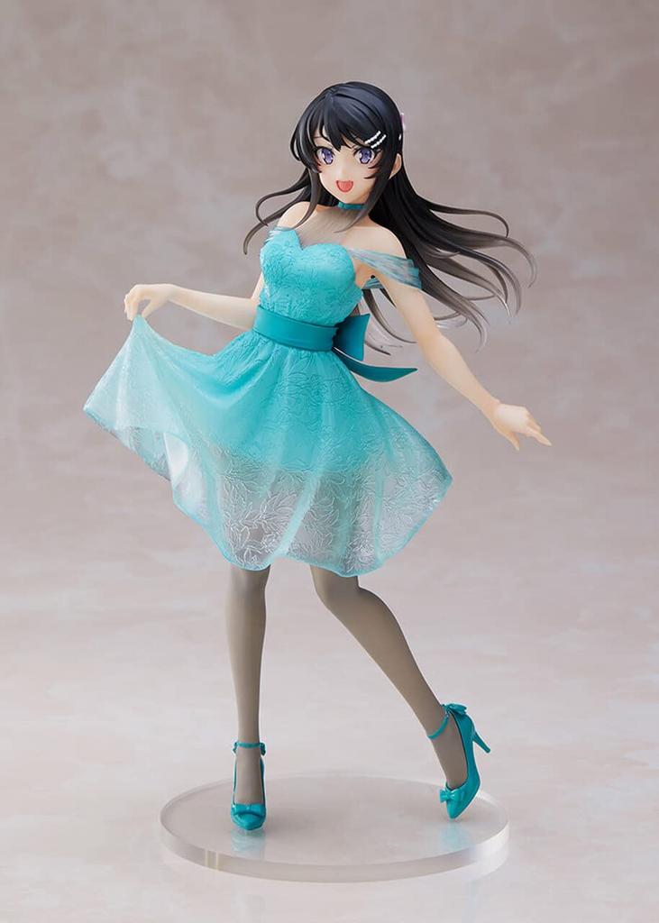 Taito Rascal Does Not Dream of Bunny Girl Senpai Coreful Figure Sakurajima Mai Clear Dress ver.