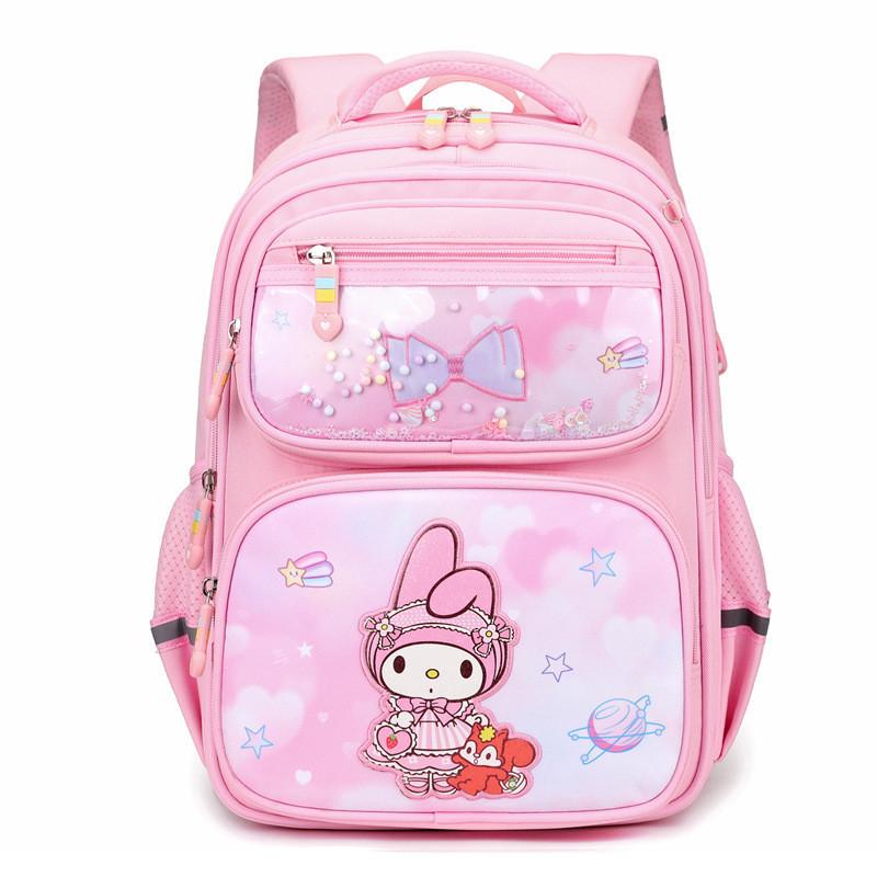 Adorable Cartoon Kids School Backpack Cute Oxford Cloth Lightweight Large Capacity Bag