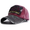 New Designer Letter Embroidered Stitching Washed Cotton Baseball Cap For Men Women Snapback Vintage Outdoor Sport Sun Protection Hat Gorras
