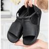 Sommer Leder Vintage Handgemachte Sandalen Flache Lederschuhe Sandalen mit offenen Zehen