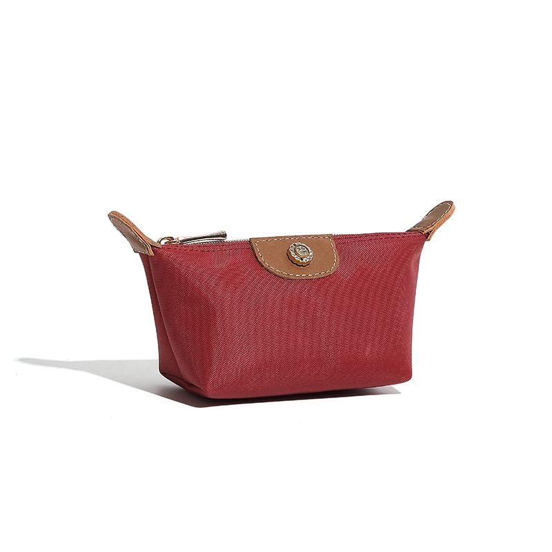 

Кошелек для монет с клецками: Стильный мини-хранитель для ключей и помады для женщин вино красного